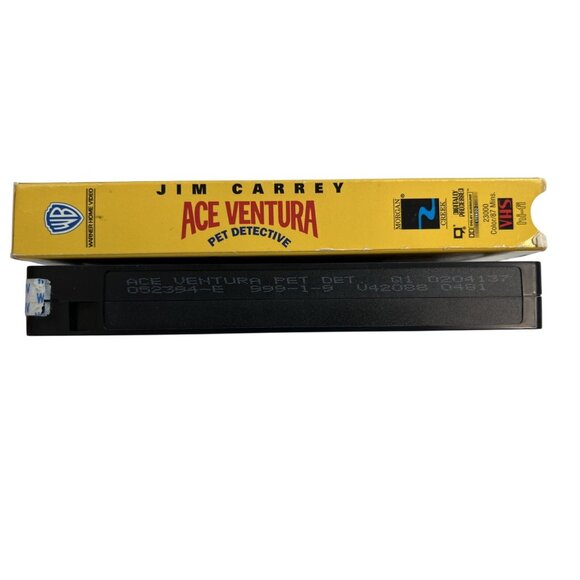 Ace Ventura: Pet Detective VHS 1994 Jim Carrey Comedy Classic With Box - Picture 5 of 7